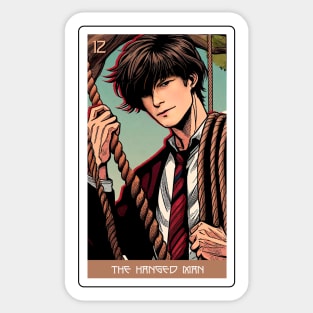 the hanged man - house of anubis tarot card Sticker